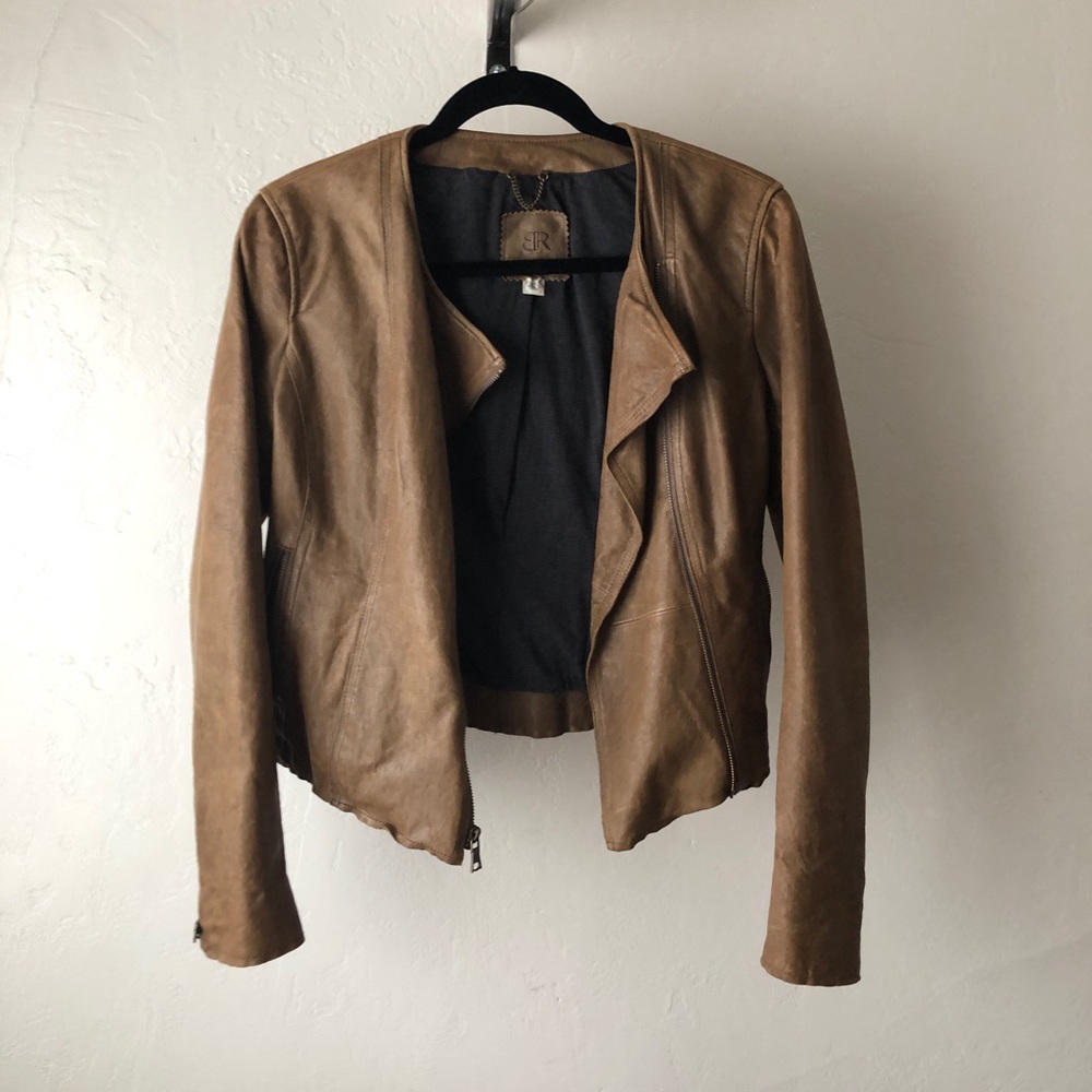 EUC Banana Republic Leather Jacket